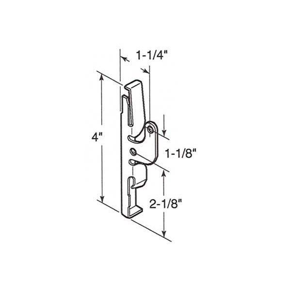 Clip, Louver/Jalousie Window Glass 1-1/8