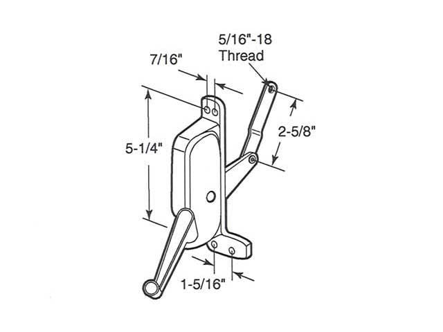 Operator, Type 1 Awning Window, Metal - Aluminum