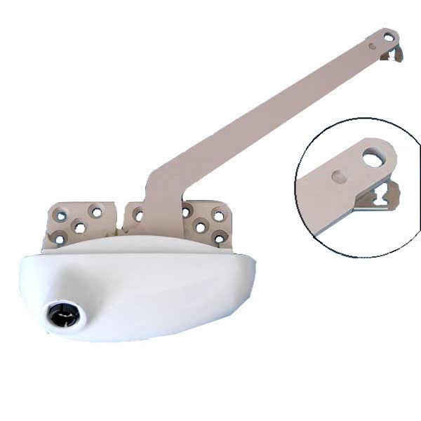 Roto 7-1/2" Single Arm, Pro Drive, Left Hand - Blue White