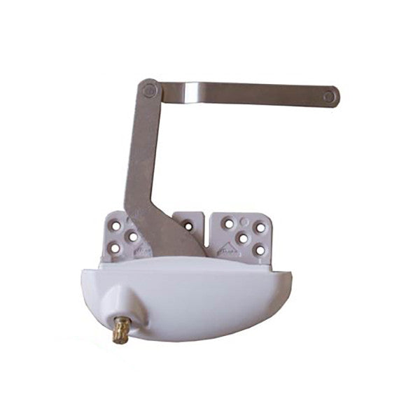 Roto 8-1/64" Split Arm, X-Drive, LH Vinyl Window Application, Coastal