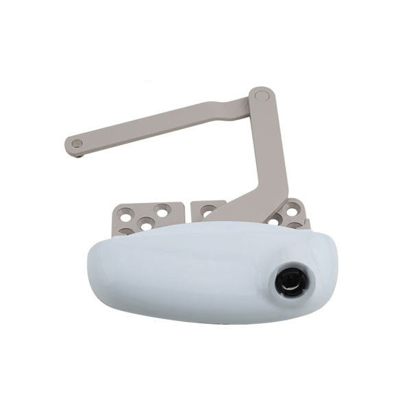 Roto 8-1/64" Split Arm, Pro Drive, RH Vinyl Window Application - Blue White