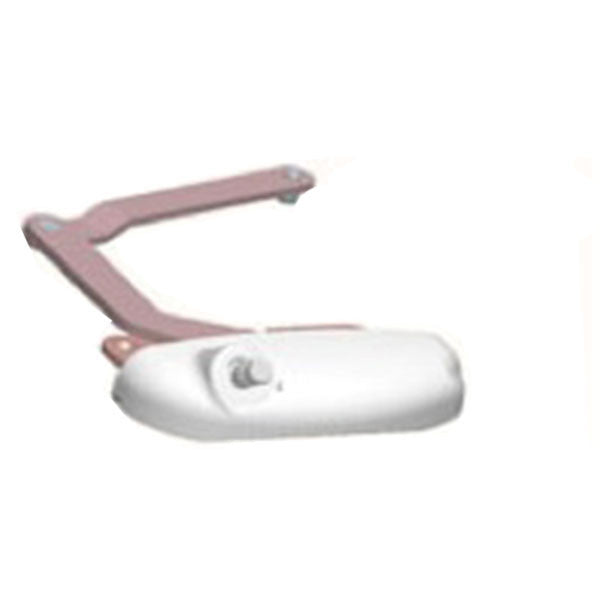 Roto 8-1/64" Split Arm, X-Drive, LH Wood Window Application - White