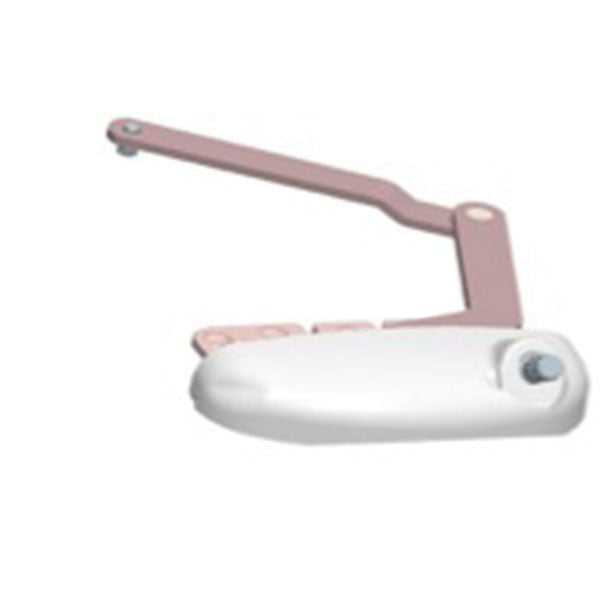 Roto 8-1/64" Split Arm, X-Drive, RH Wood Window Application - White