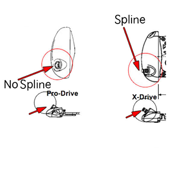 Roto 8-1/64" Split Arm Pro Drive, Inverted Arm, LH For Wood Windows - Almond