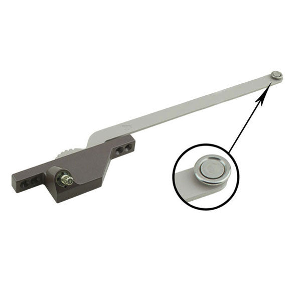 Truth Single Arm Casement Operator, Front Mount, Left Hand, 13-1/2 inch Arm -