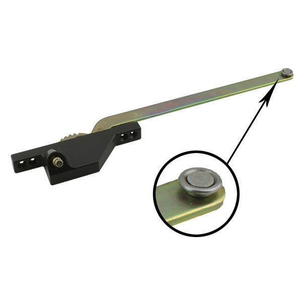 Truth Single Arm Casement Operator, Front Mount, Left Hand, 11" - Chestnut Bronze