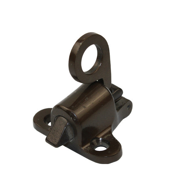 Snap Lock, Spring Catch for Projecting Windows -1-3/8 Holes - Bronze