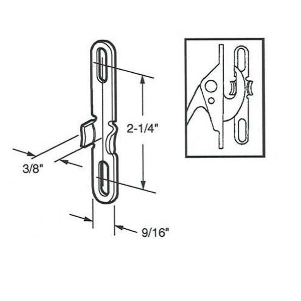 Window Lock Keeper for Casement Window