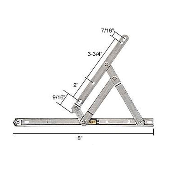 Hinge, Casement & Projecting 8” - 19 lbs