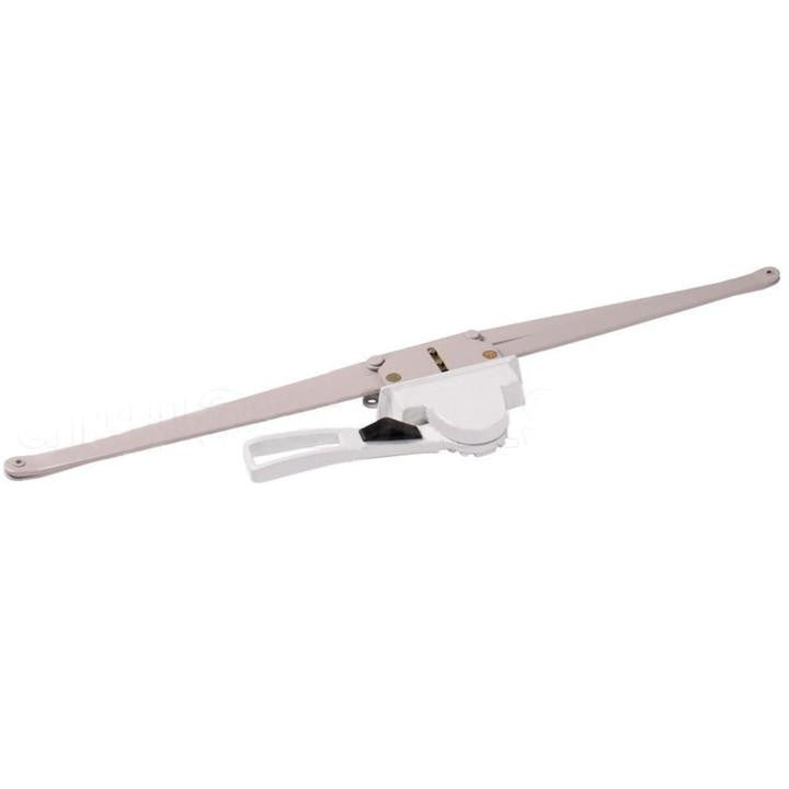 Truth Hardware Regular Hand 20-1/2" Single Pull Lever Window Operator 1/2" Space For Housing With Removable Escutcheon - White