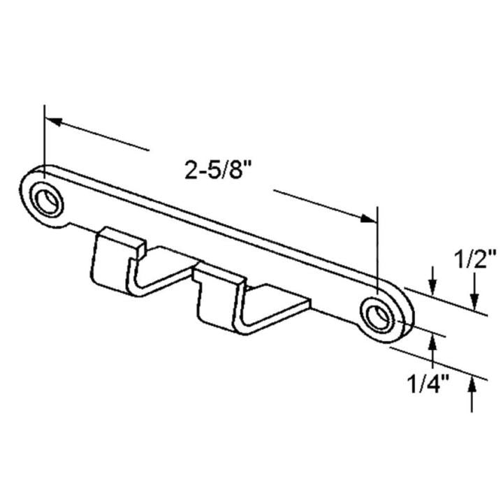 Truth Hardware 2-5/8" Lever and Roto Gear Operator Sash Bracket