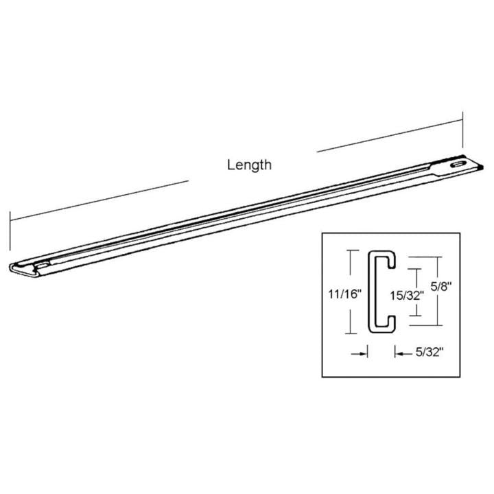 Truth Hardware 13-7/8" Casement Window Operator Track
