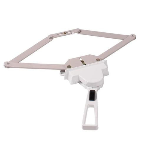 Truth Hardware 13-1/8" Single Pull Lever Window Operator 1/2" Space For Housing With Removable Escutcheon - White