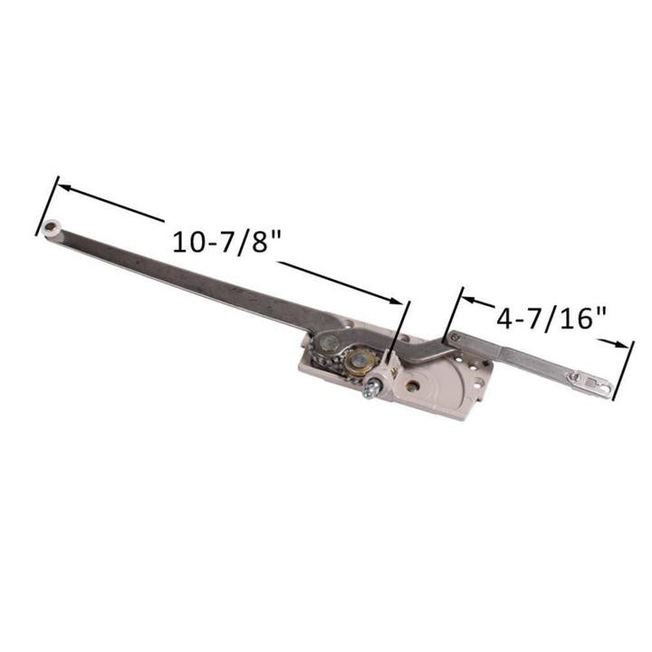 Truth Hardware Stainless Steel Entrygard Dual Arm Casement Window Operator With 4-7/16" Link Arm