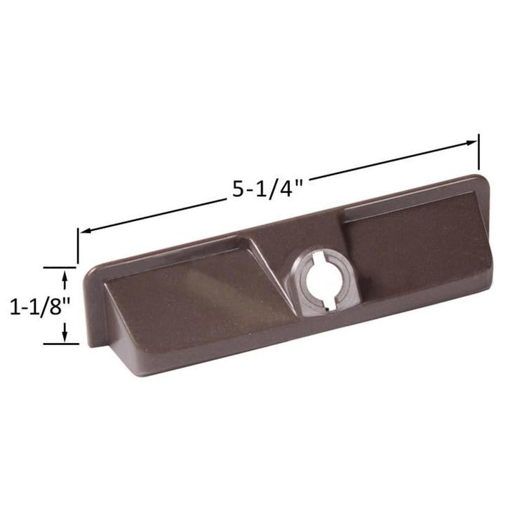 Truth Hardware "Entrygard" Plastic Window Operator Cover - Brown