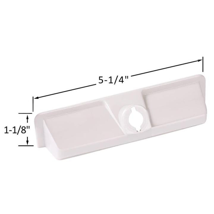 Truth Hardware "Entrygard" Plastic Window Operator Cover - White