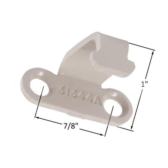 Truth Hardware Window Sash Lock Keeper; 1-3/8" Wide, 1" Projection