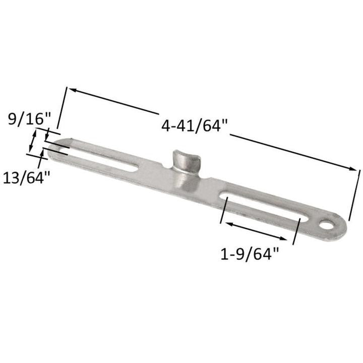 Truth Hardware 4-41/64" Steel Casement Window Latch Keeper