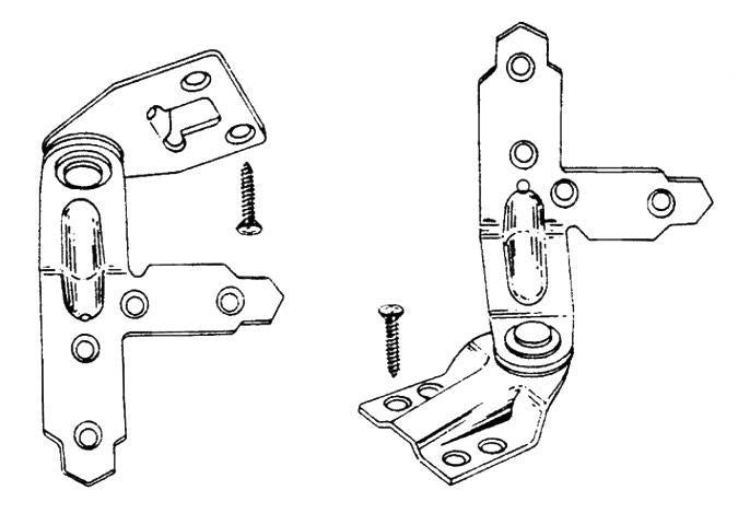 Truth Hardware Surface Mount Casement Window Hinge - Right Hand