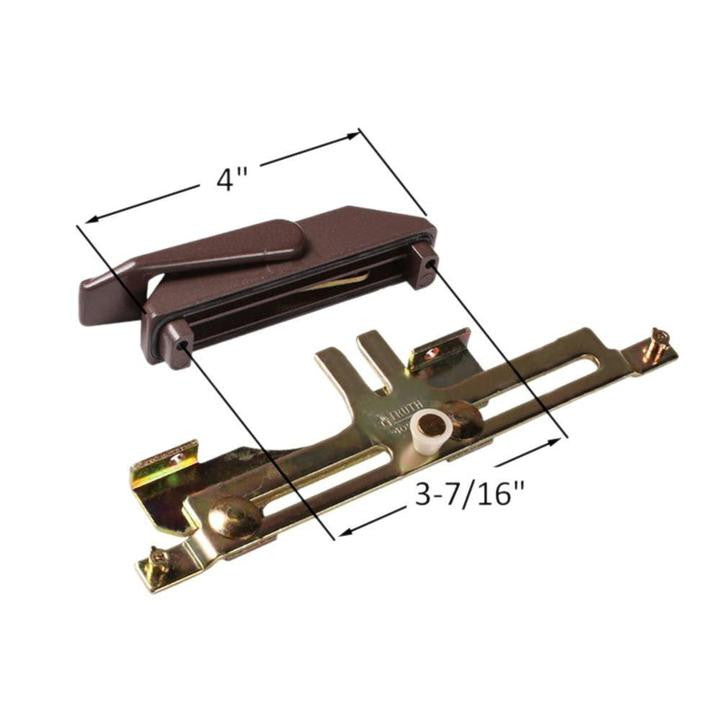 Truth Hardware Casement Window Multi-Point Sash Lock Assembly - Brown