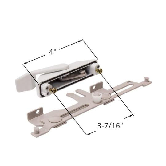 Truth Hardware Casement Window Multi-Point Sash Lock Assembly - White