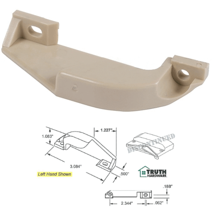 Truth Hardware Secondary Keeper for Casement Window Sash Lock