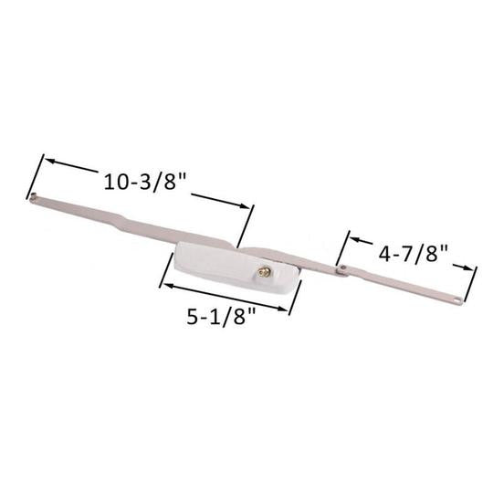 Truth Hardware Dual Arm Maxim Casement Window Operator - White