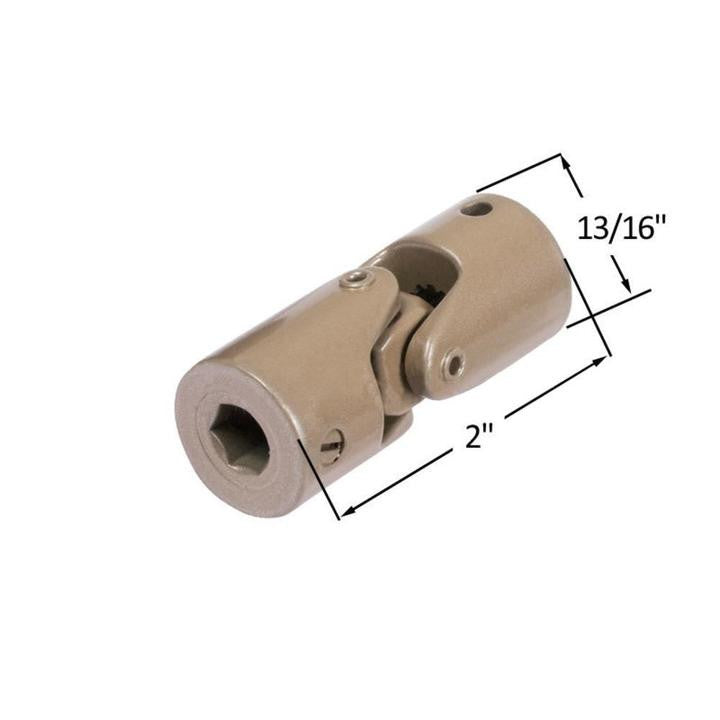 Truth Hardware Awning Window Operator Universal Joint for 5/16" Spline Size - Coppertone