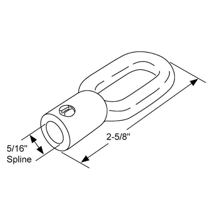 Truth Hardware Eyelet Adapter for Clerestory Windows & Skylights