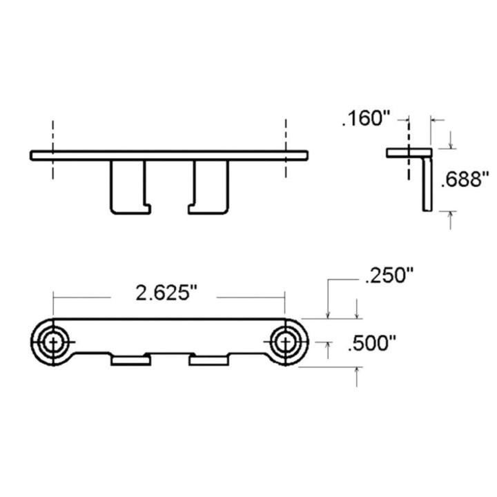 Truth Hardware Sash Hook for Single & Dual Pull Operators