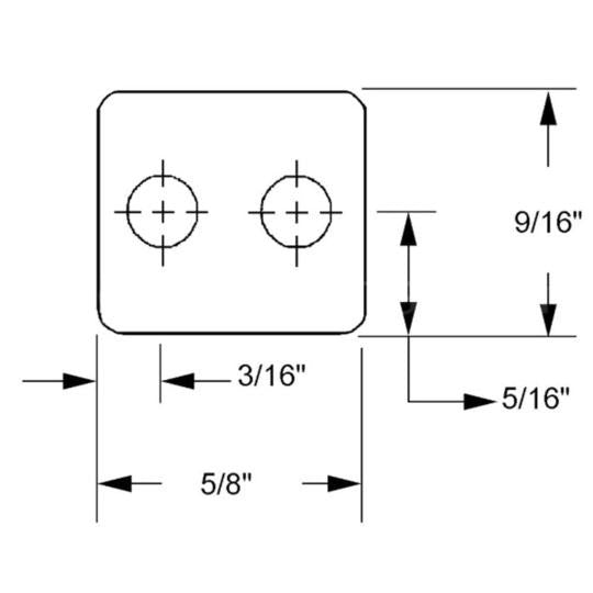 Truth Hardware 'Scissors Arm' Support Plate