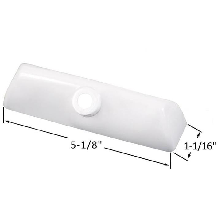 Truth Hardware Contour Window Operator Cover - White