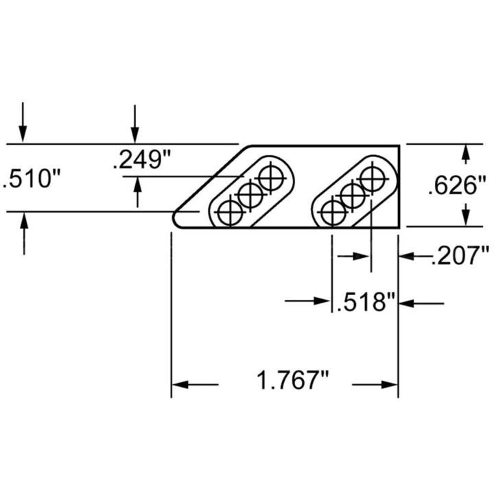Truth Hardware 1/2" Adjustable Keeper for Maxim Tie-Bar System