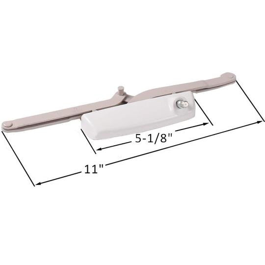 Truth Hardware Maxim Narrow Awning Window Operator - White