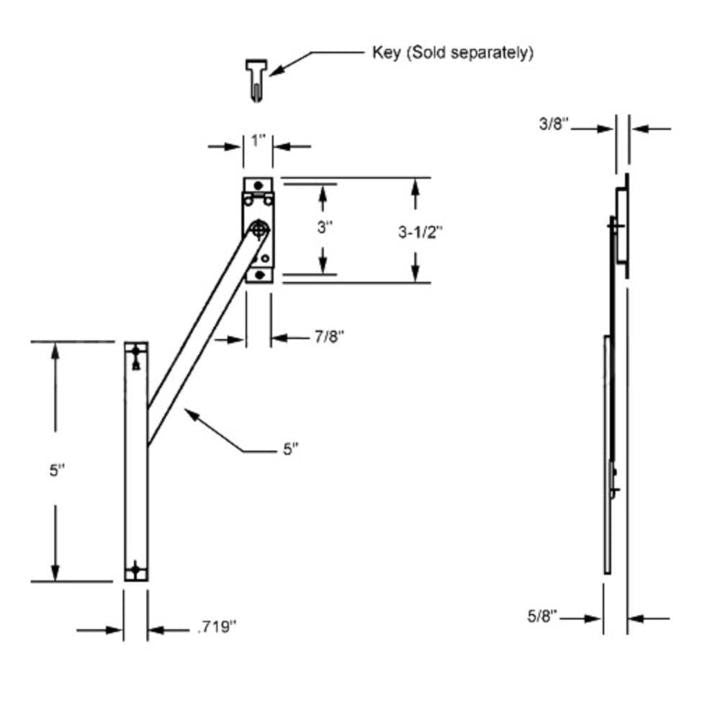 Truth Hardware Limit Device with Key Release Feature