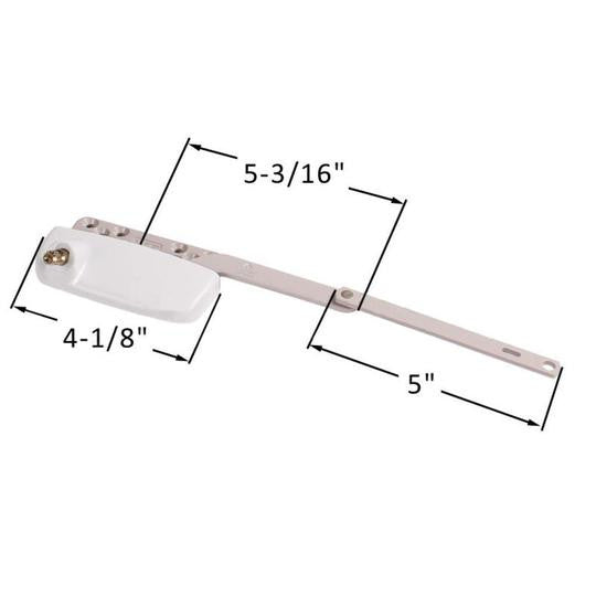 Truth Hardware Dyad Ellipse Casement Window Operator With 5" Link Arm