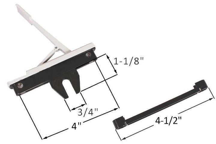 Truth Hardware Low Profile Maxim Lock - White