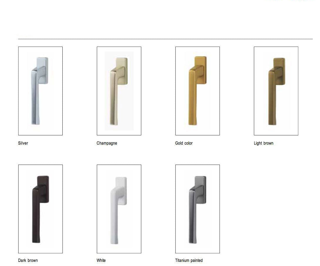 Tilt & Turn Dirigent-F Inside Handle, 7 x 33mm Spindle