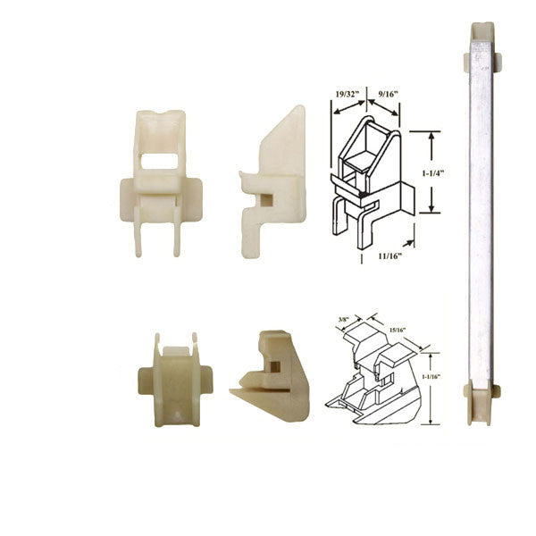 1/2 inch Non-Tilt Channel Balance with Shoes - 60003