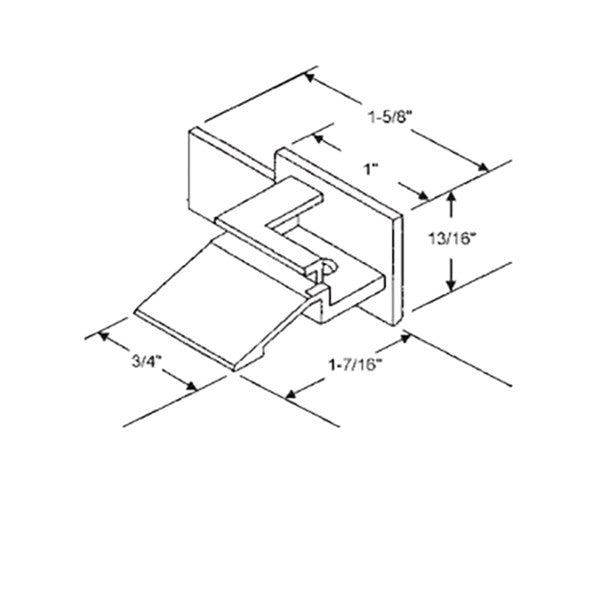 Rollyson Custom Sash Cams, Pairs, 1 Left & 1 Right - White
