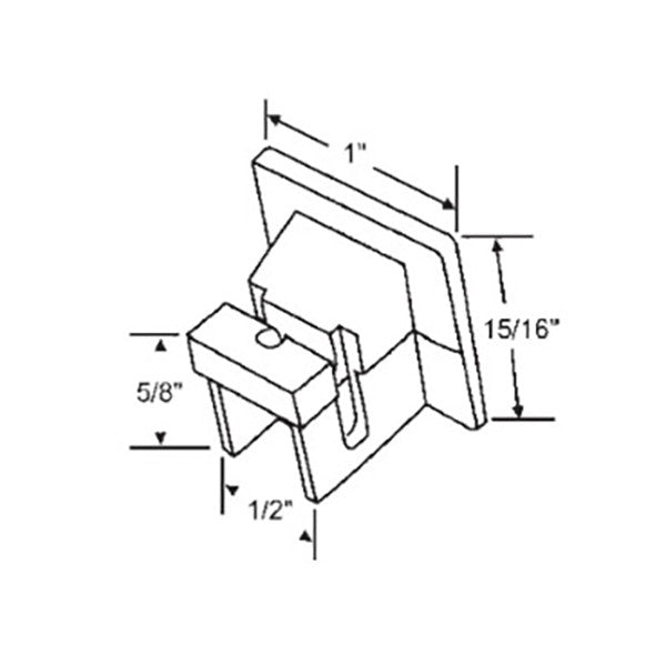 Balance Top Shoe Bracket for 60 Series Channel Balances