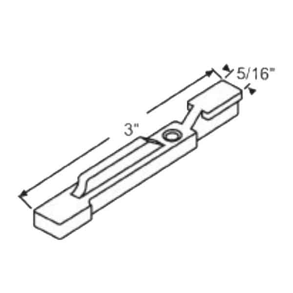 Die Cast, 1 Hole Pivots - Left and Right Hand Pair