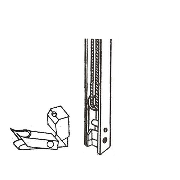 1/2 inch Tilt Channel Balance (5/8 x 9/16) with Locking Terminal #3