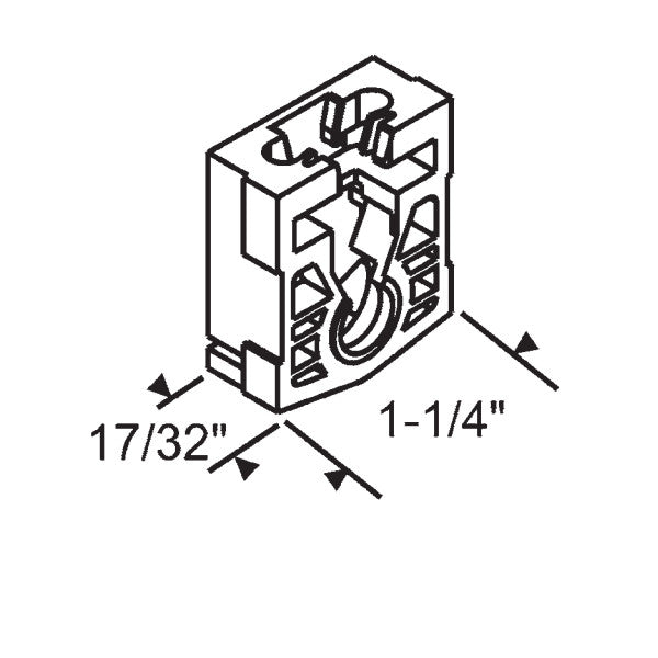 Pivot Block Shoe, 1-1/4" x 17/32