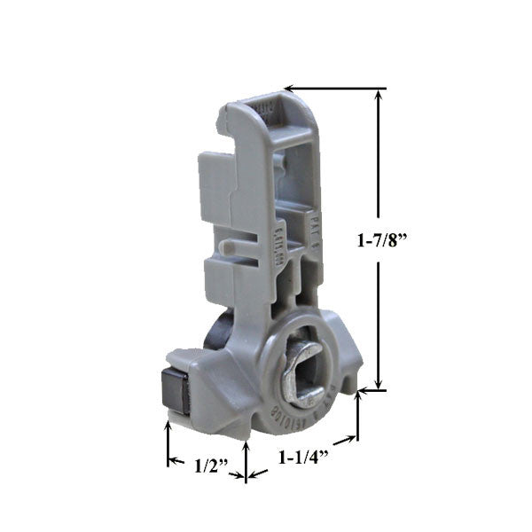 Tilt Shoe, 1-1/4 - Black, Inverted Channel Balance - J