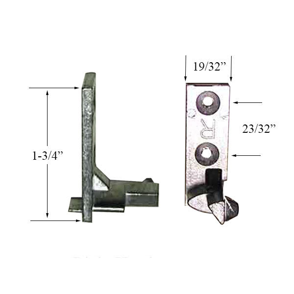 Tilt Window Pivot Pin for Locking Cam, Old Style, Right Hand