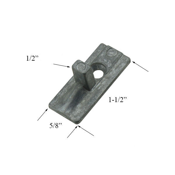 Tilt-In Window Locking Cam Pivot Pin, 1 Hole Tilt Stud for Tilt in Wood Windows