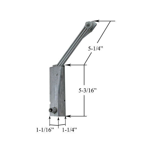 Vintage Left Hand Awning Window Operator