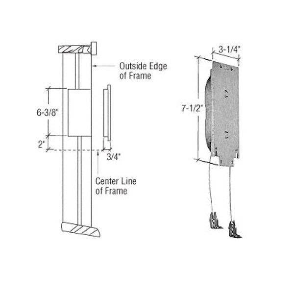 Wood Window Sash Balance, 10 Pound