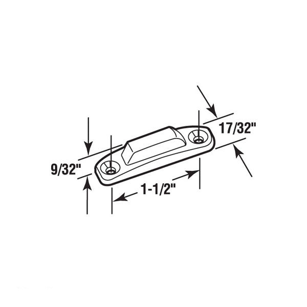 Keeper, Cam Handle 1-1/2" - Aluminum